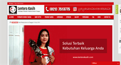 Desktop Screenshot of lenterakasih.com
