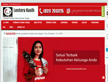 Tablet Screenshot of lenterakasih.com